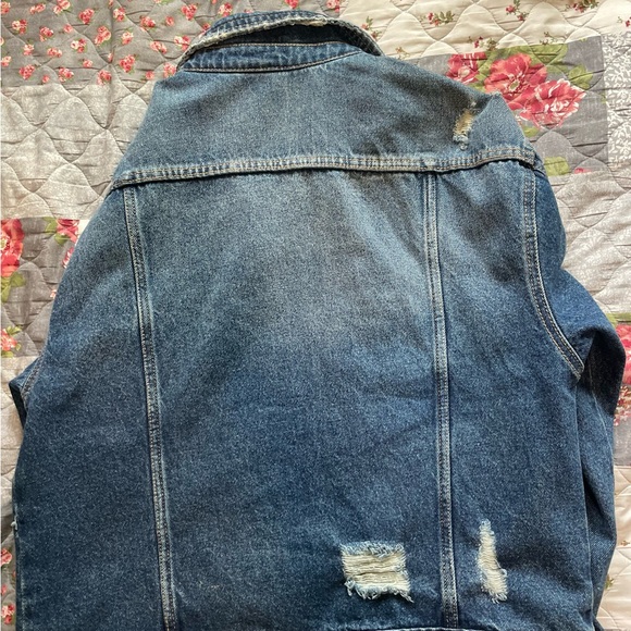Distressed Denim Jacket - Picture 3 of 3